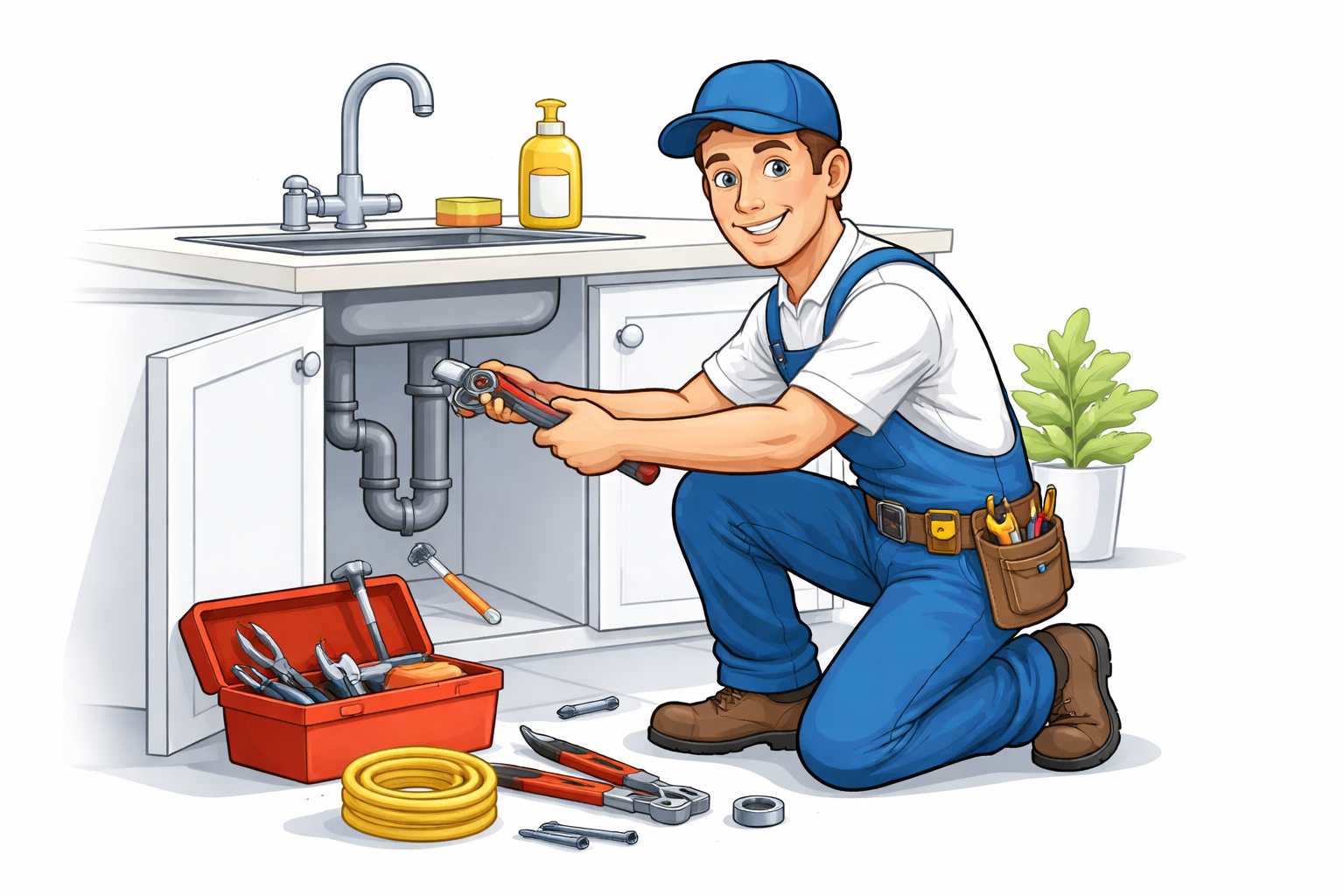 RapidHomeCrew service tech arriving